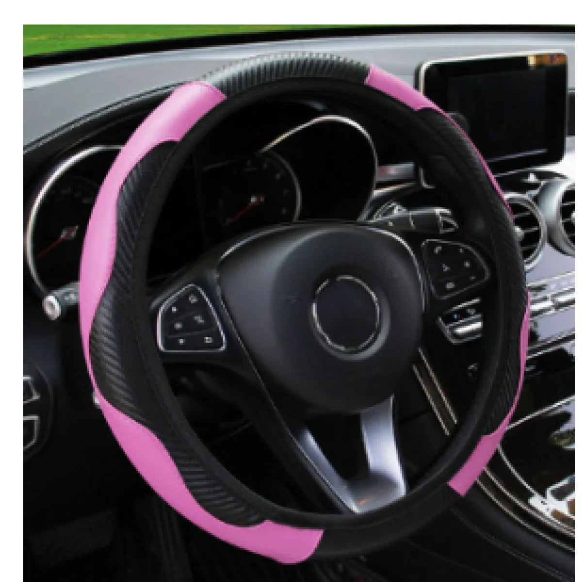 Carbon Fiber Car Steering Wheel Cover